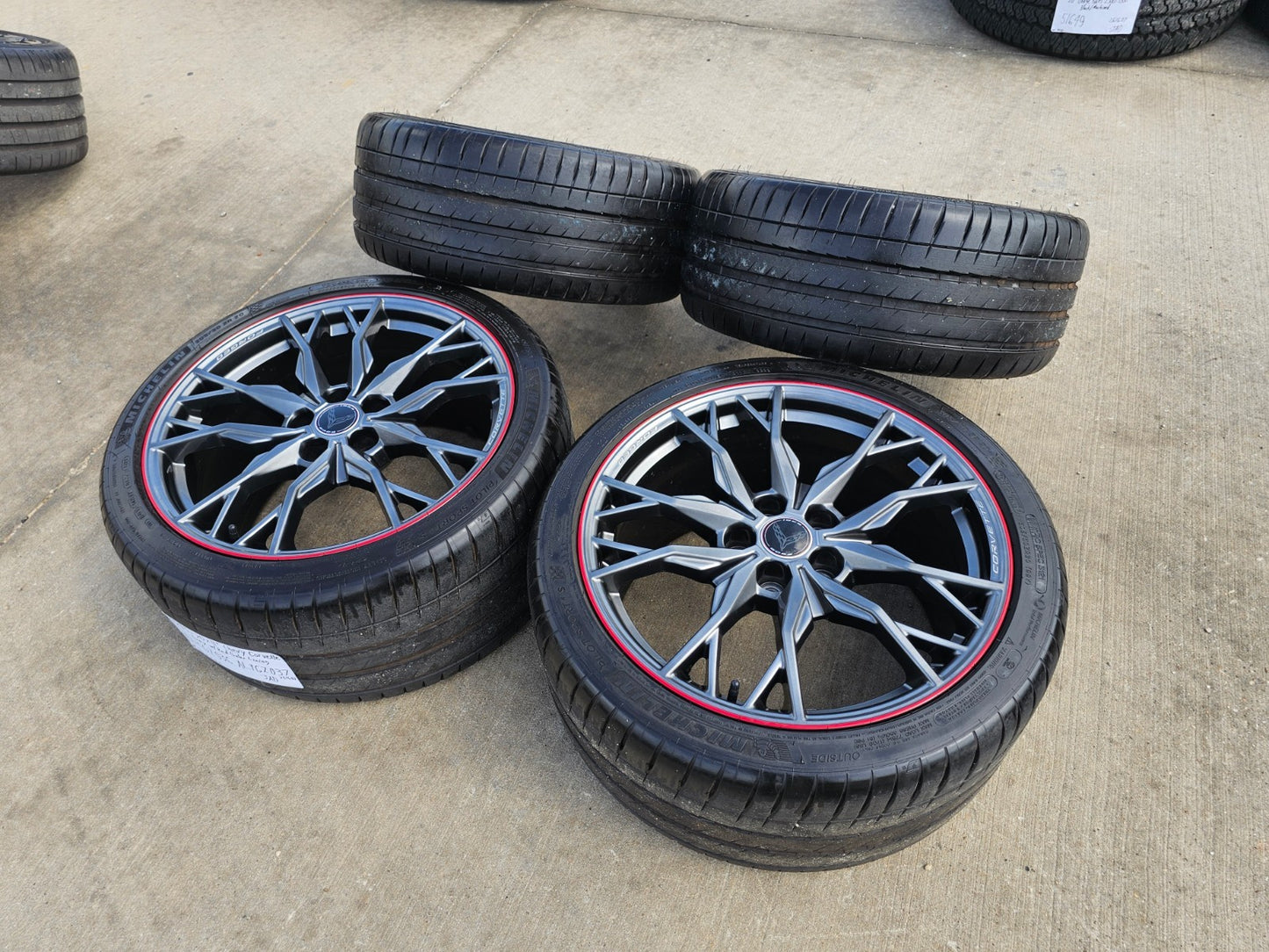 19" + 20" Chevy Corvette Z06 C8 OEM FORGED wheels rims 2023 2024 2025 2026 NEW