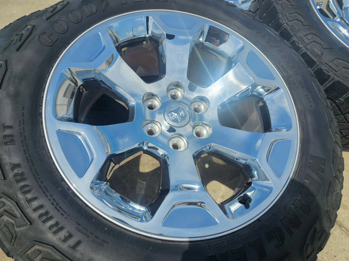 20" Dodge Ram 1500 OEM Laramie CHROME 2680 wheels rims 2022 2023 2024 2025 2026