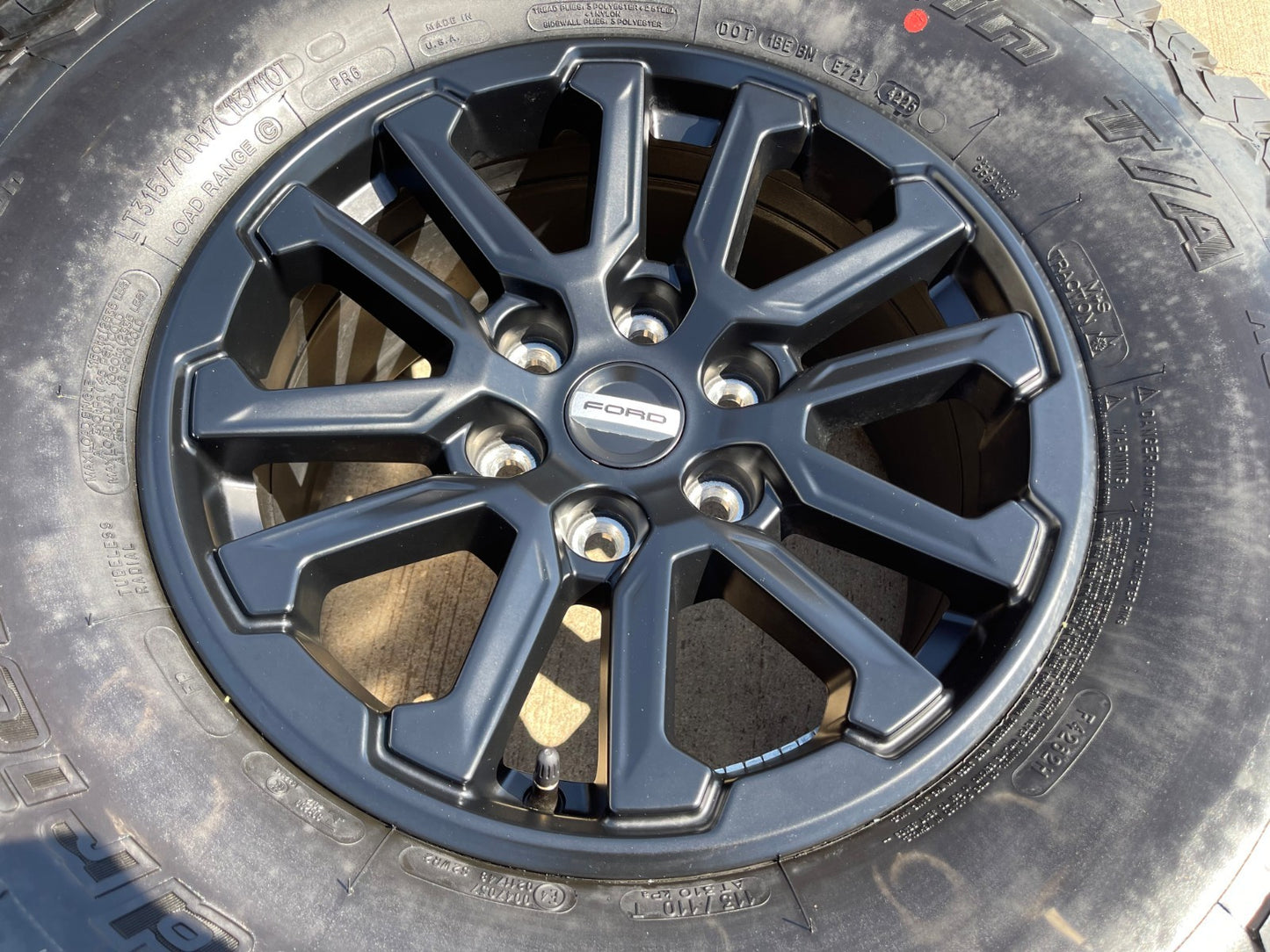 17" Ford F-150 Raptor OEM 10611 rims wheels Bronco 2025 2026 2027 BFG 35" NEW