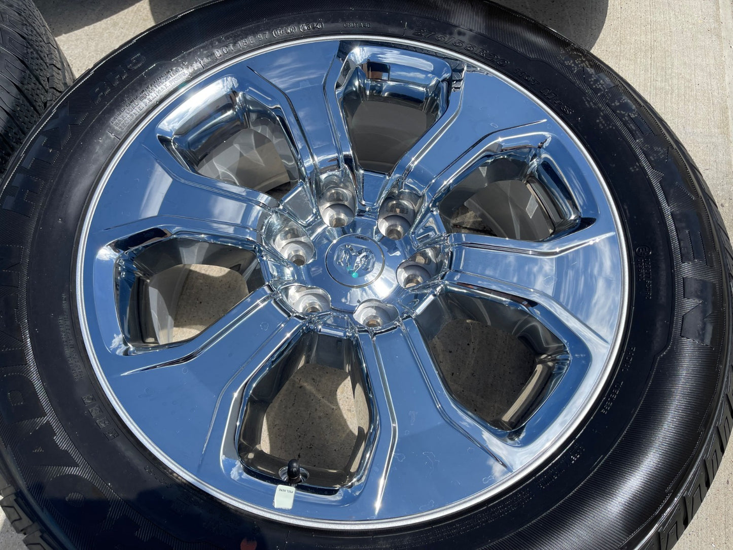 NEW 20" Dodge Ram 1500 OEM Laramie CHROME wheels rims RIM# 2679 FITS 2019-2027