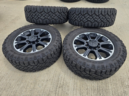 20" Dodge Ram 2500 3500 LARAMIE OEM wheels rims DURATRAC A/T SET 2025 2026 2027