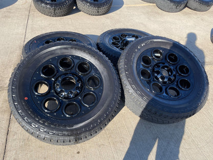 20" Ford F-250 F-350 OEM black TREMOR 10484 10299 wheels rims BRIDGESTONE NEW