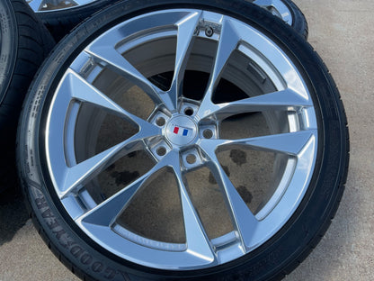 20" Chevy Camaro SS OEM wheels rims 200239 200240 tires GOODYEAR SET