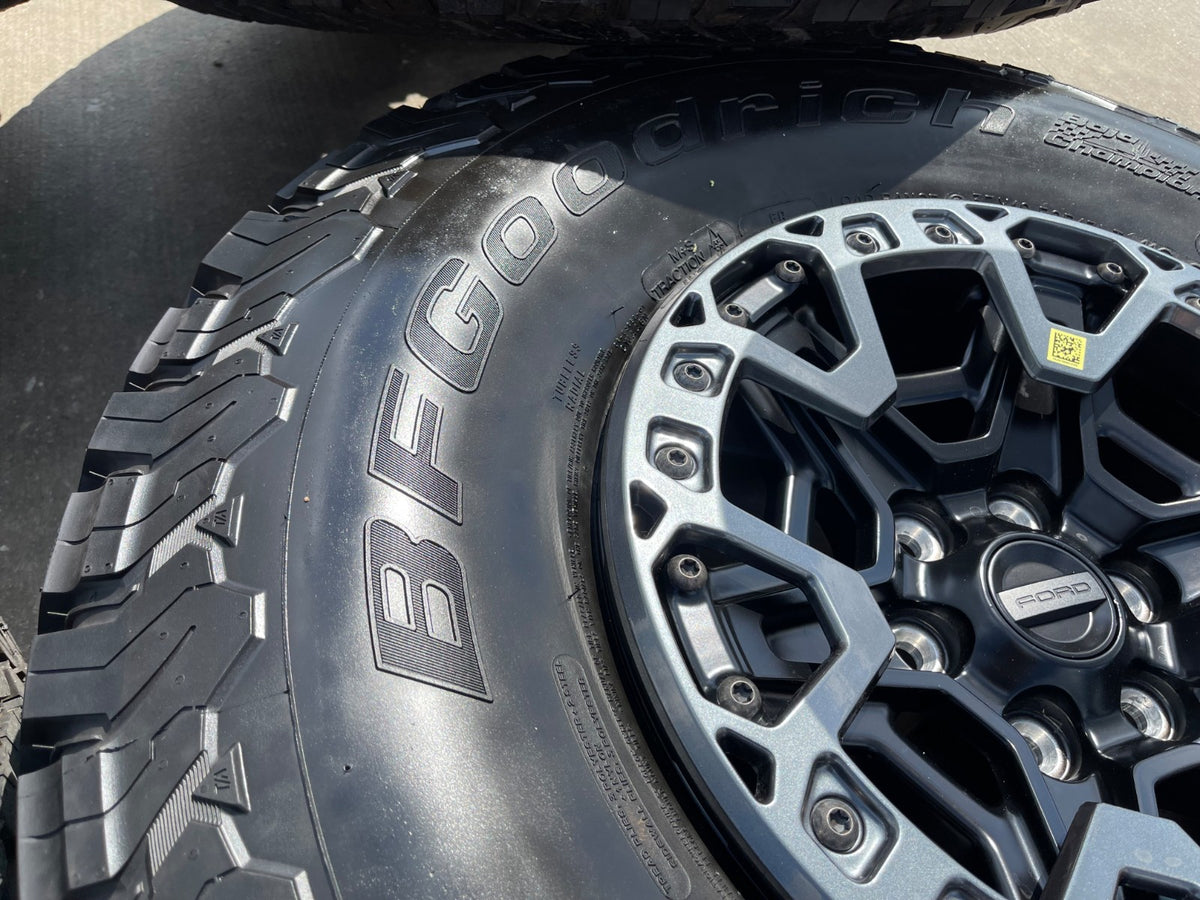 17" Ford F-150 Raptor R OEM BEADLOCK rims wheels BFG 37" tires 2026 2027 NEW