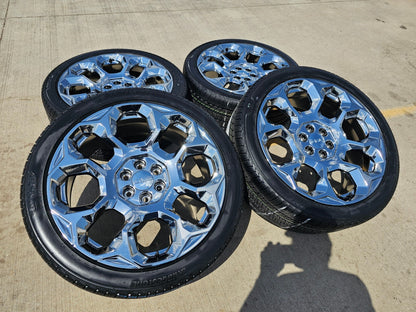 NEW 24" GMC Yukon Sierra Tahoe Cadillac Escalade V OEM wheels rims SET NEW