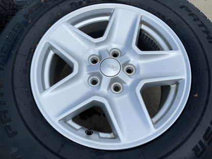 17" Jeep Gladiator OEM wheels rims 9235 Wrangler 2022 2023 2024 2025 2026 SET