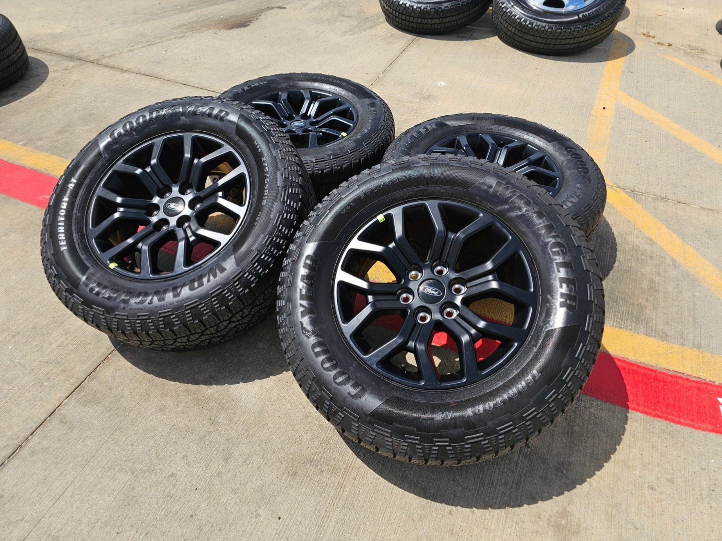 18" Ford F-150 TREMOR OEM rims wheels 10342 95351 SET Expedition GOODYEAR A/T