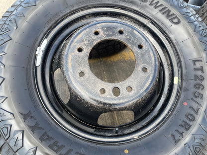 17" Dodge Ram 3500 Dually Laramie 8x200 wheels rims 2703 2704 OEM SET