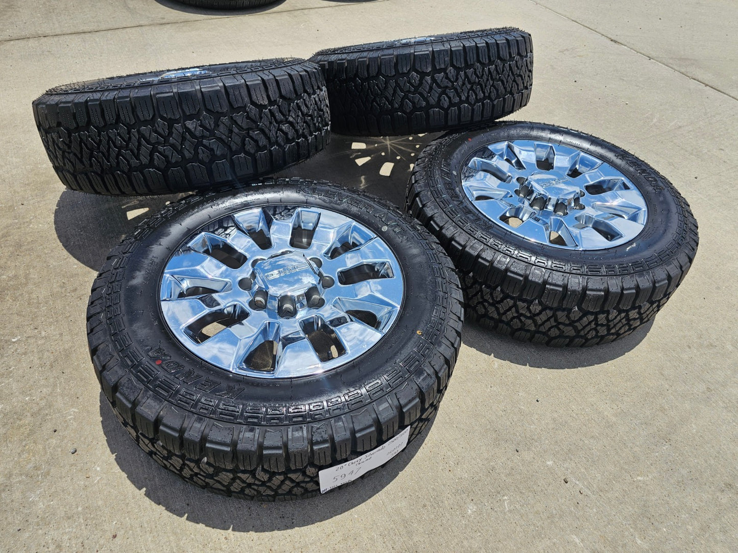 20" GMC Sierra DENALI Chevy Silverado 2500 3500 OEM 5960 5947 wheels rims SET