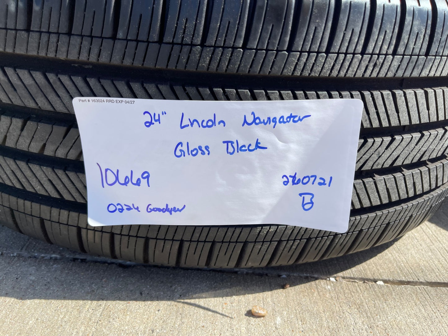 24" Lincoln Navigator BLACK LABEL OEM 10669 rims wheels Ford 2025 2026 2027 NEW