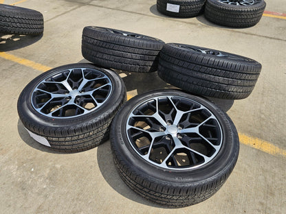 21" Jeep Grand Cherokee L OEM wheels rims 9291 Durango tires CONTINENTAL