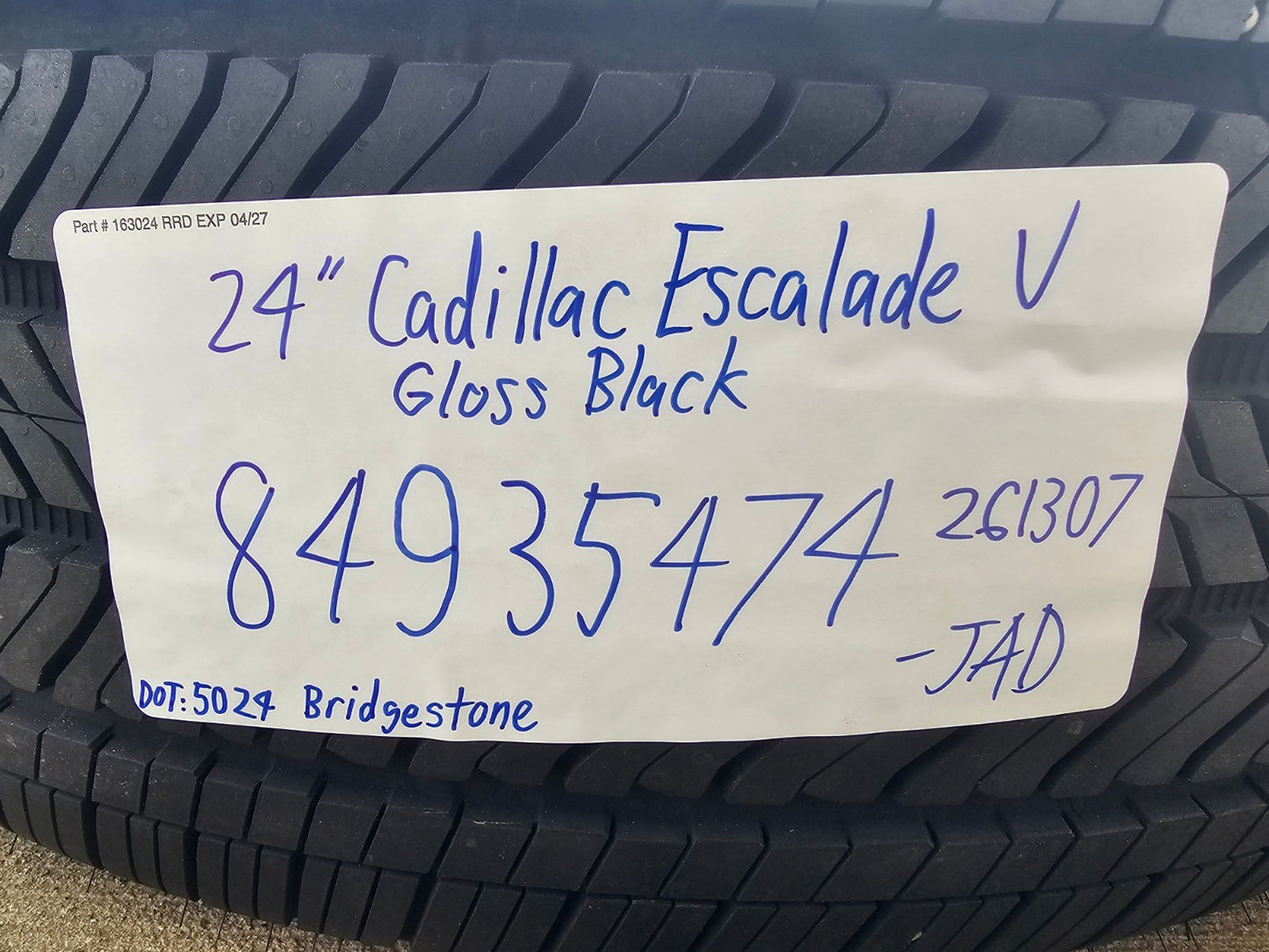 24" Cadillac Escalade V OEM ONYX wheels rims 2023 2024 2025 2026 2027 NEW