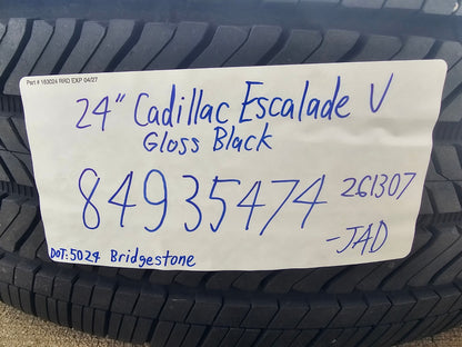 24" Cadillac Escalade V OEM ONYX wheels rims 2023 2024 2025 2026 2027 NEW