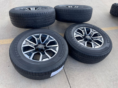 17" Toyota Tacoma 4Runner OEM 75259 wheels rims black TRD FJ SET