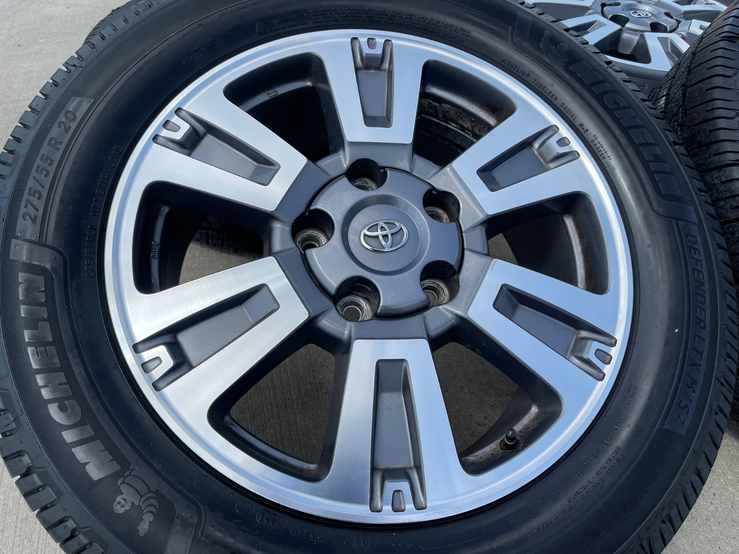 20" Toyota Tundra PLATINUM OEM 75159 SET wheels rims 5x150 tires MICHELIN
