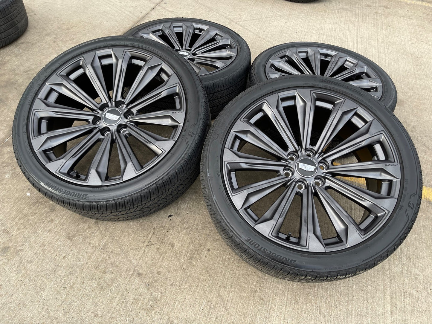 24" Cadillac Escalade V OEM wheels rims tires 2022 2023 2024 2025 2026