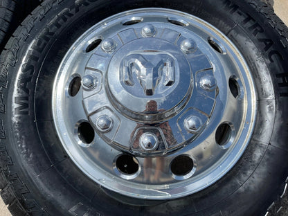 17" Dodge Ram 3500 Dually Laramie 8x200 wheels rims 2701 2702 OEM FIRESTONE