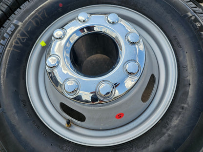 (6) 17" Ford F-350 Dually OEM rims wheels 3615 99016 tires SET MICHELIN M/S2 NEW