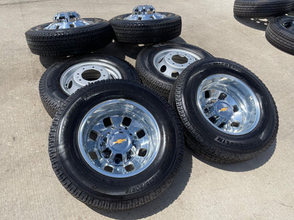 18" GMC Sierra 3500 DENALI Dually rims wheels OEM 14127 14129 SET 2025 2026 2027
