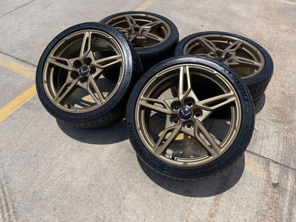 19" + 20" Chevy Corvette C8 OEM wheels rims BRONZE 14007 14008 2024 2025 NEW