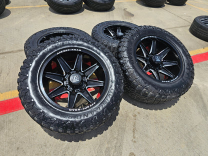 20" 20x10 AXE Off-Road Artemis Chevy Silverado GMC Sierra 2500 rims wheels 8x180