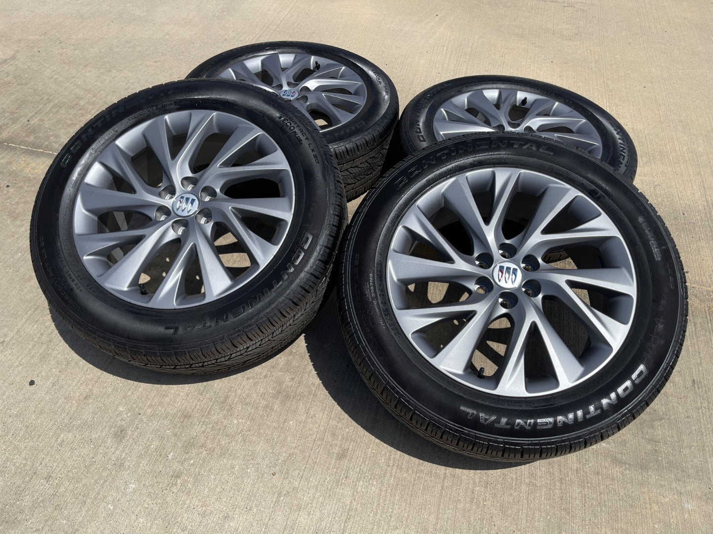 20" Buick Enclave OEM 4167 wheels rims SET Blazer Traverse XT6 GMC Acadia NEW