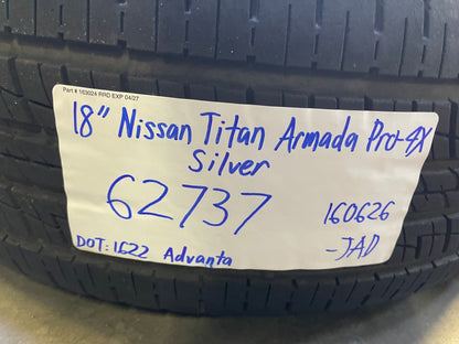 18" Nissan Titan Armada OEM wheels rims tires A/T RIM# 62737 FITS 2006-2027