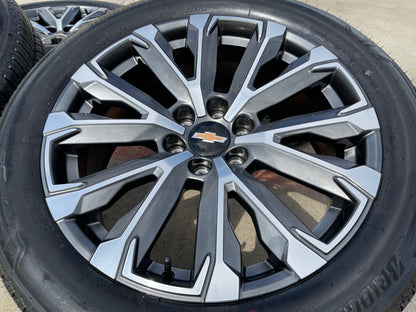 22" Chevy Tahoe Silverado Suburban OEM wheels rims 2023 2024 2025 2026 2027 NEW