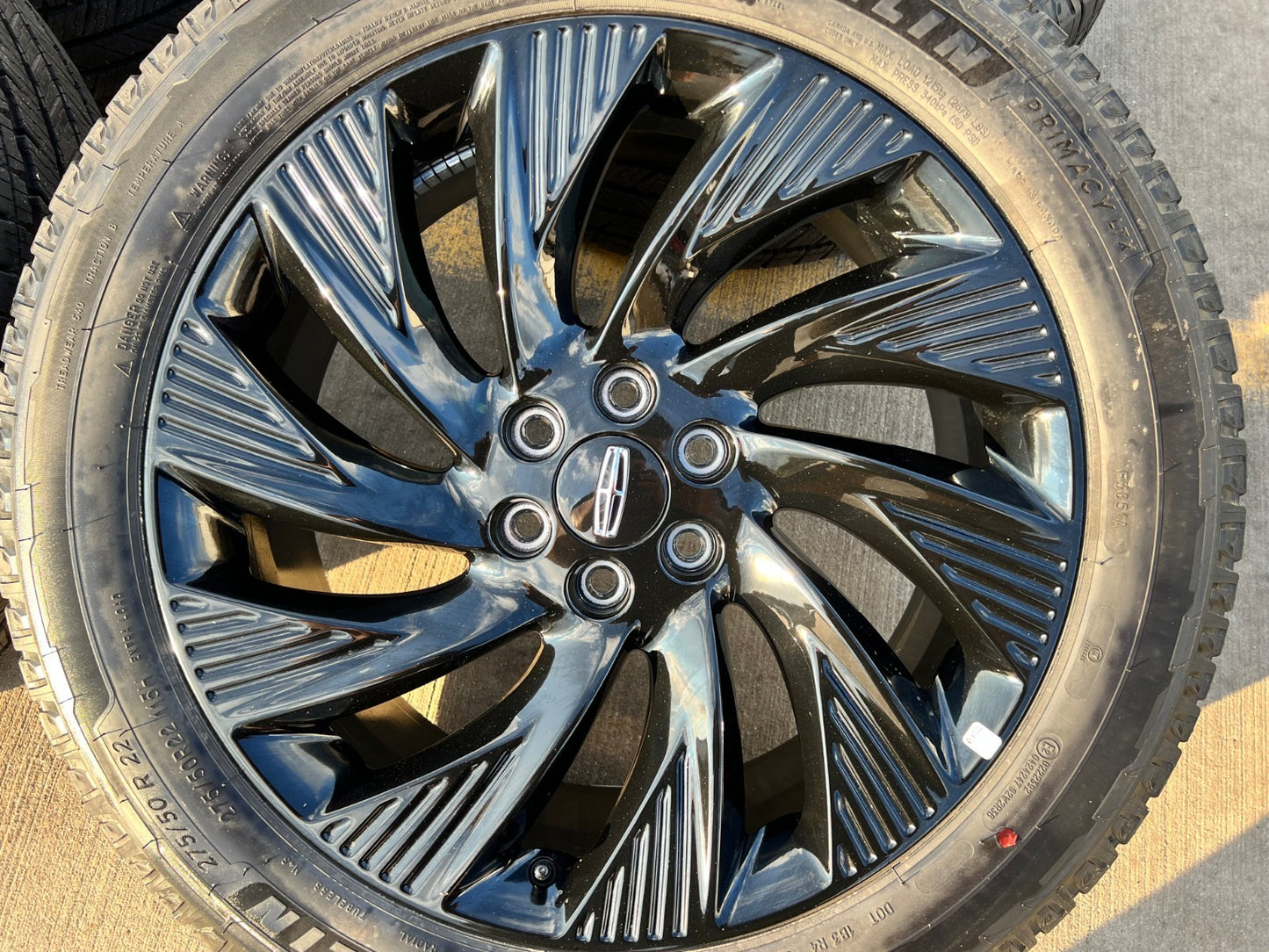 22" Lincoln Navigator OEM 10665 rims wheels BLACK LABEL 2025 2026 NEW