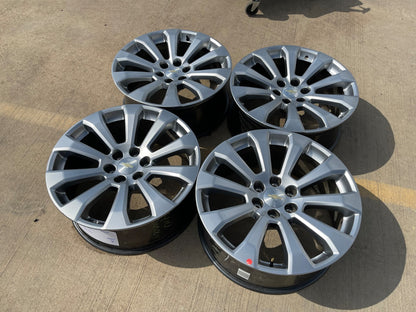 22" Chevy Silverado High Country OEM 5922 wheels rims Tahoe SET 2025 2026 2027