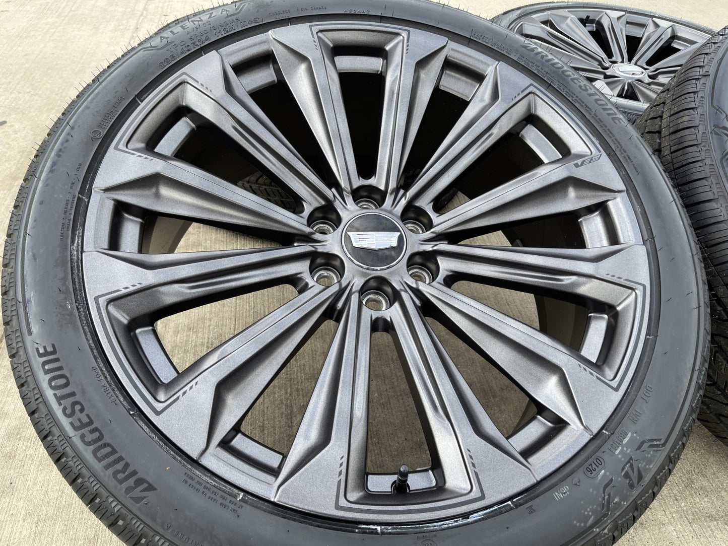 24" Cadillac Escalade V OEM wheels rims tires 2022 2023 2024 2025 2026 NEW