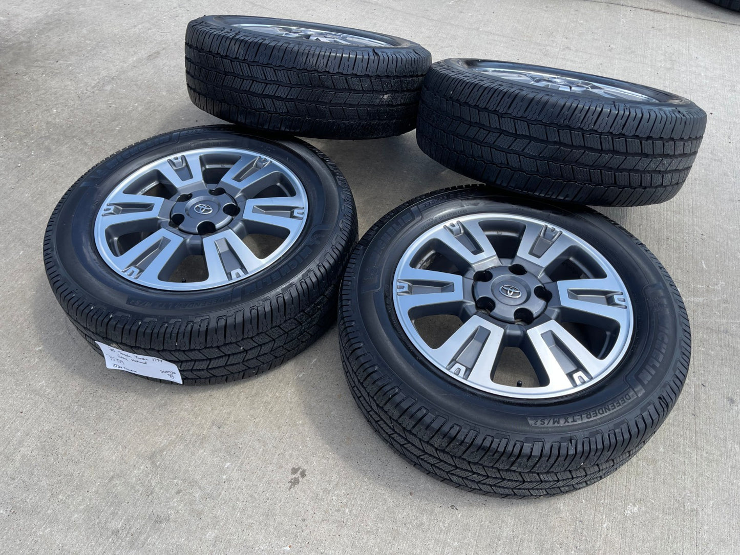 20" Toyota Tundra PLATINUM OEM 75159 SET wheels rims 5x150 tires MICHELIN