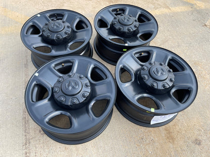 18" Dodge Ram 2500 3500 STEEL black OEM 2473 wheels rims SET 2025 2026 2027 NEW
