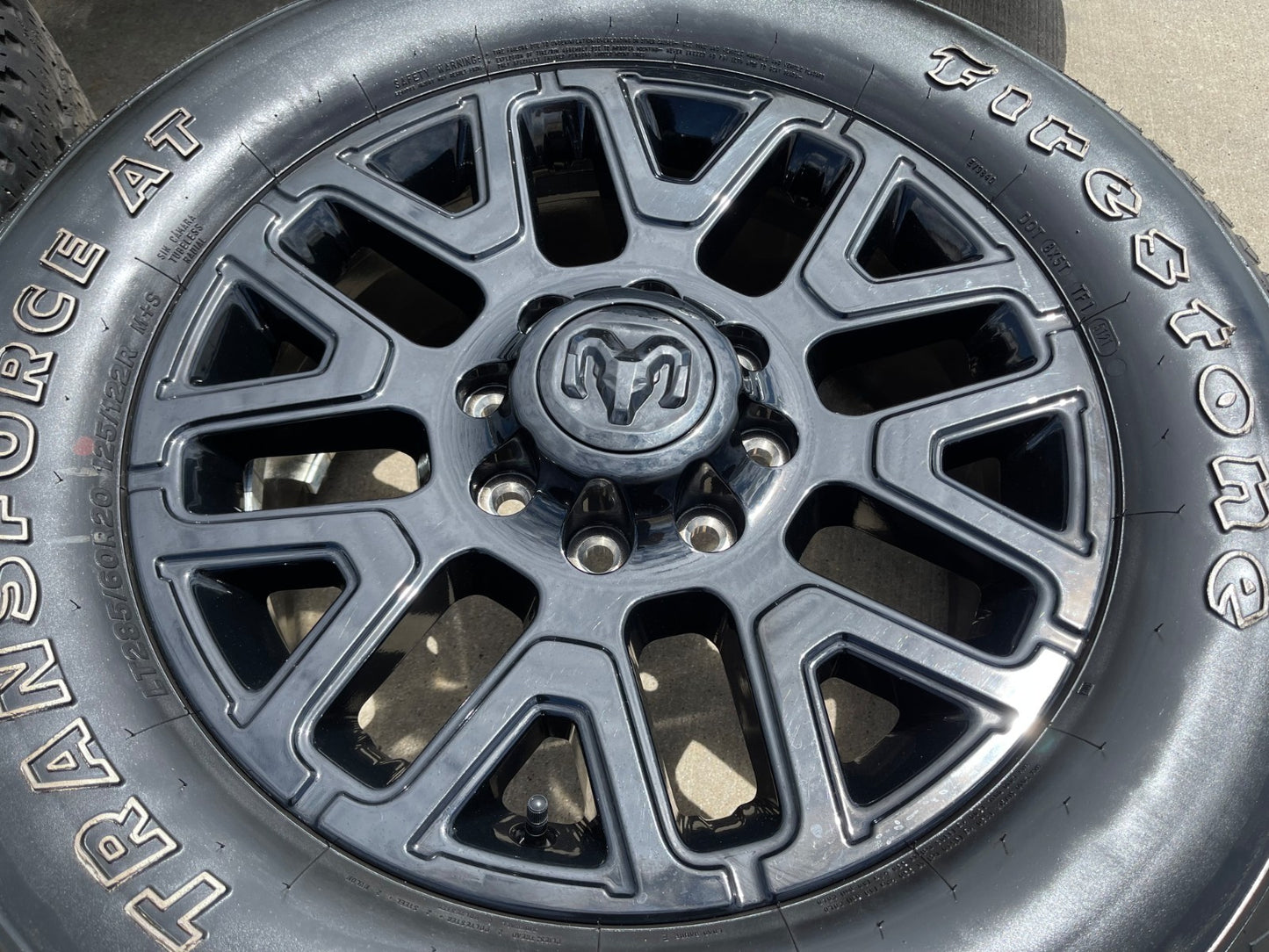 20" Dodge Ram 2500 3500 LARAMIE OEM 51649 wheels rims A/T2 2025 2026