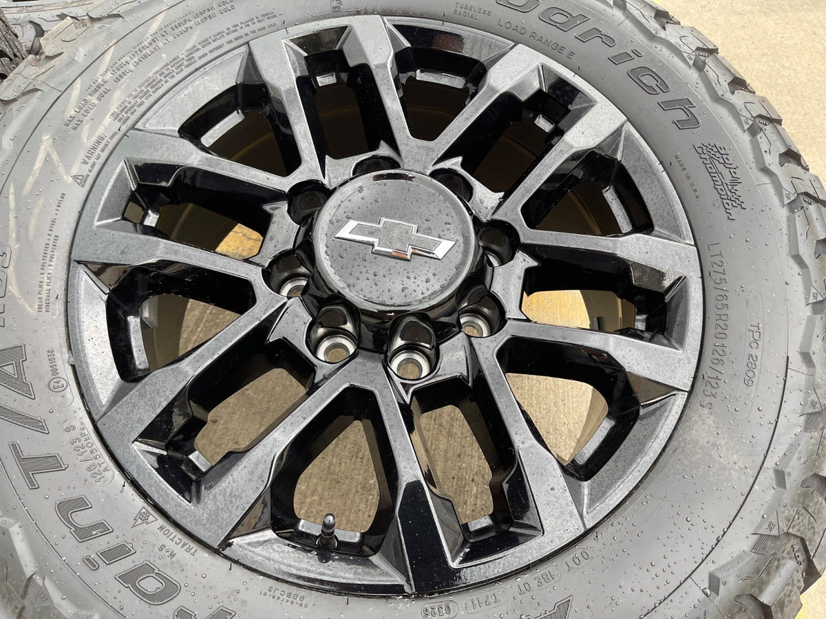 20" Chevy Silverado ZR2 GMC Sierra AT4 2500 OEM 94030 wheels rims BFG KO3 NEW