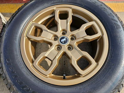 17" Ford Bronco Sport rims wheels HERITAGE 95019 10325 OEM factory 2024 2025 NEW