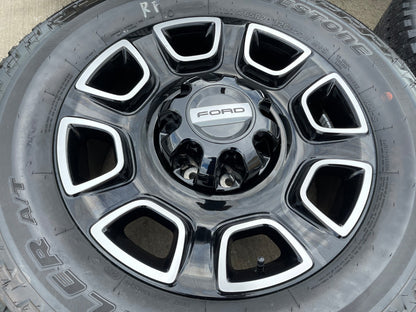 20" Ford F-250 F-350 OEM Lariat Platinum wheels rims 10486 SET BRIDGESTONE NEW