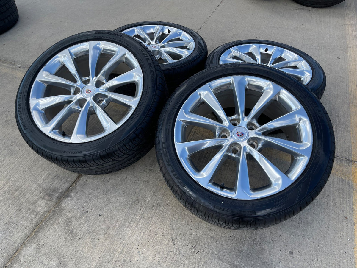 19" Cadillac XTS CT5 CT6 Platinum OEM 4773 4696 wheels rims FALKEN SET