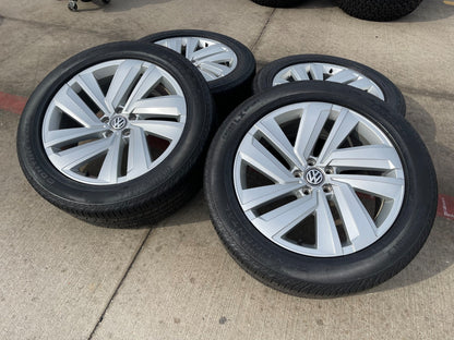 20" VW Atlas OEM wheels rims tires 70076 Audi Q7 Q8 2020 2021 2022 2023 2024