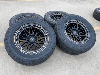20x9 Fuel Trigger D759 Chevy Silverado RAM Tacoma wheels rims 6x139 6x5.5 tires