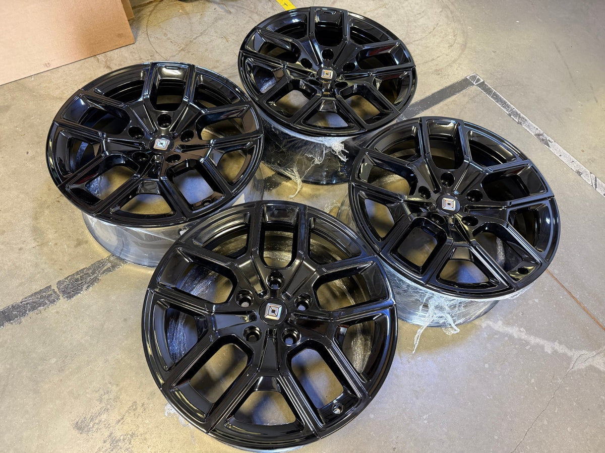 20" Rivian R1T R1S OEM wheels rims black 2022 2023 2024 2025 2026 2027 SET NEW