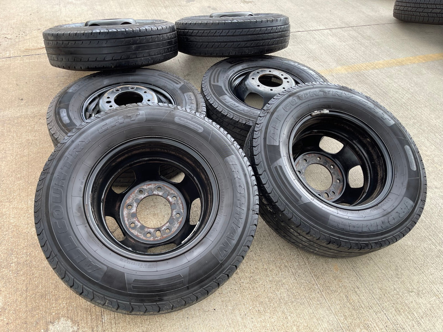 17" Dodge Ram 3500 Dually Laramie 8x200 wheels rims 2703 2704 OEM IRONMAN