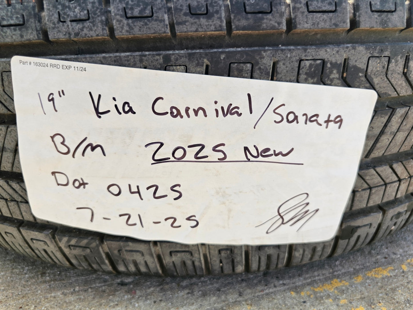19" Kia Carnival Sorento OEM wheels rims Sonata Stinger K4 K5 2025 2026 2027 NEW