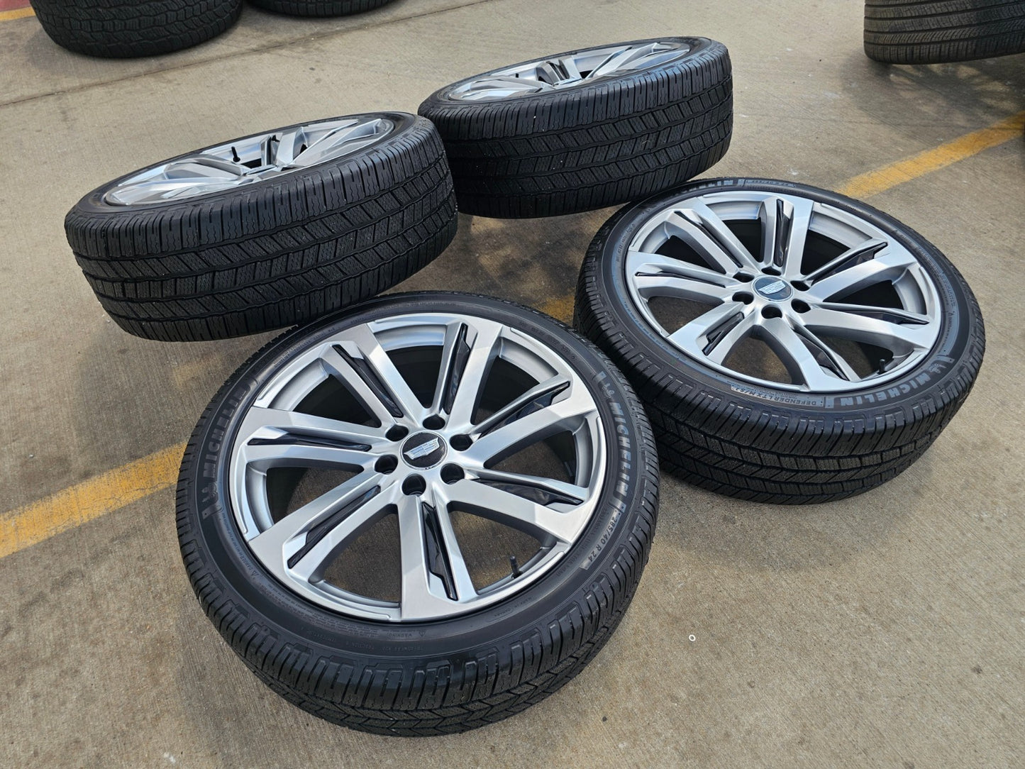 24" Cadillac Escalade V OEM wheels rims 2024 2025 2026 2027 NEW MICHELIN