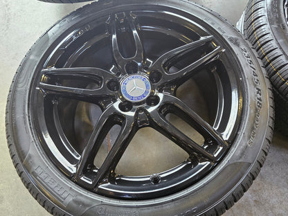 18" Mercedes CLA250 C E S Class OEM 85530 wheels rims tires NEW