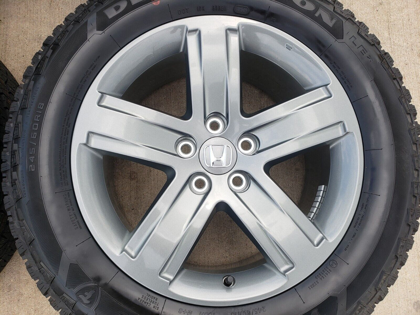 18" Honda Ridgeline Pilot Acura MDX OEM wheels rims 63655 GRAY NEW