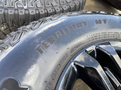 17" Ford F-150 Raptor OEM 96648 rims wheels tires SET GOODYEAR 35"