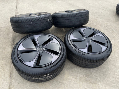 20" Lucid Air Pure Stealth OEM black wheels rims tires 5x120 2023 2024 2025 NEW