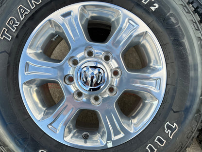 18" Ram 2500 3500 Laramie Power Wagon OEM wheels rims 2692 FIRESTONE A/T2 NEW