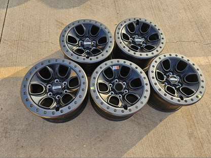 (5) 17" Ford F-150 Raptor OEM BEADLOCK rims wheels 10459 95210 NEW
